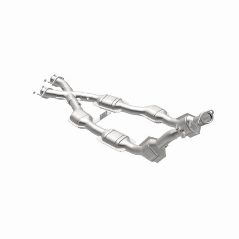 MagnaFlow direct-fit catalytic converter for 1996-1998 Ford Mustang stainless steel CARB compliant 441115