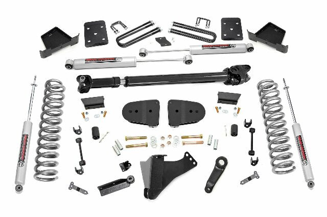 Fits Ford F-250/F-350 Super Duty 4WD (2023) 6 Inch Lift Kit; OVLDS; D/S; 44131