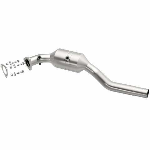 MagnaFlow direct-fit catalytic converter fits 2002-2005 Porsche 911 passenger side passenger side stainless steel CARB compliant 444067