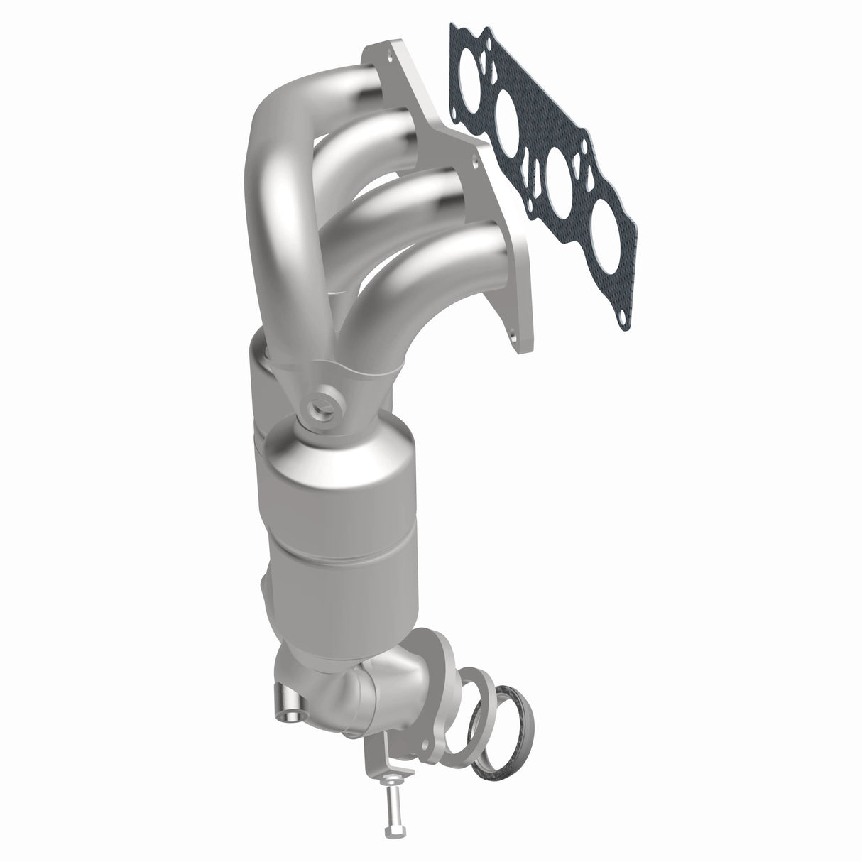Catalytic Converter with Integrated Exhaust Manifold for HM Grade Federal / EPA Compliant Direct-Fit Manifold Catalytic
