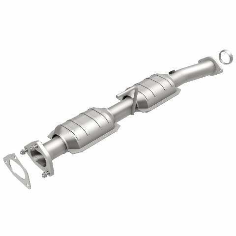 MagnaFlow direct-fit catalytic converter fits 1998-1999 Ford Ranger, Mazda B3000, and more, this and 1998-2000 Ranger rr 3.0L/4.0L 3.0L stainless steel CARB compliant 447215