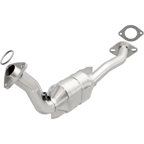 MagnaFlow direct-fit catalytic converter for 2000-2004 Nissan Frontier 3.3L passenger side stainless steel CARB compliant 447231