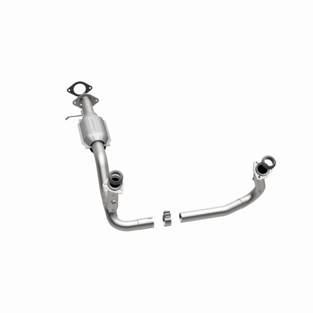 MagnaFlow direct-fit catalytic converter fits 2000-2002 2000 Chevrolet S10, GMC Sonoma, and additional vehicles and 2000 GM S10/Sanoma 4.3L stainless steel CARB compliant 447249