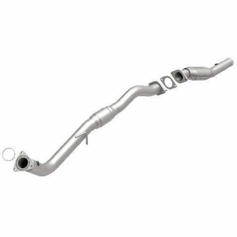 MagnaFlow direct-fit catalytic converter fits 2002-2006 GMC Sierra 2500 HD, 2001-2005 Chevrolet Silverado 1500 HD, and additional vehicles and 2001-2002 GM 2500 passenger side 6.0L