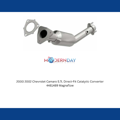 MagnaFlow direct-fit catalytic converter for 2000-2002 Chevy Camaro 5.7L stainless steel CARB compliant 4481489