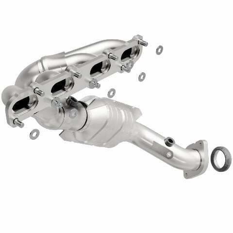 MagnaFlow direct-fit catalytic converter for 2004-2006 Cadillac 4.6L passenger side stainless steel CARB compliant 452785