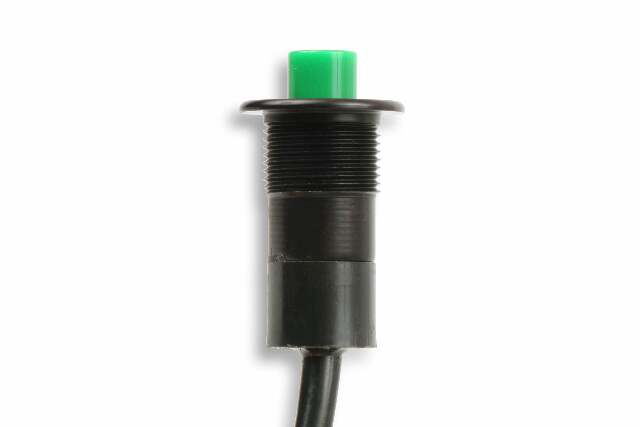 B&M Momentary Switch - Green Button black