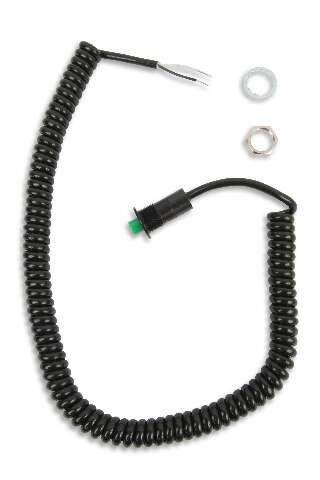 B&M Momentary Switch - Green Button black
