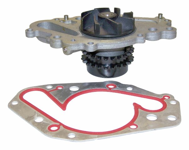 Jeep Aluminum Black Water Pump - 4663732AC steel