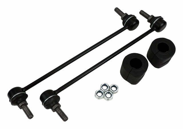 Fits 1996-2000 NS Minivan Suspension Stabilizer Bar Link Kit; 4684890K steel black