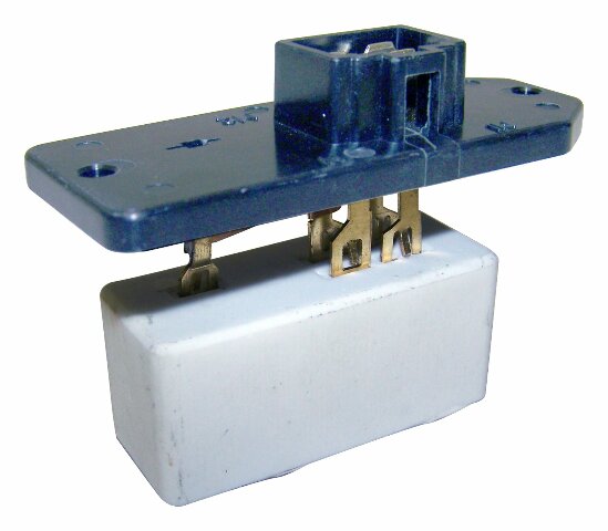 Jeep Metal Black Blower Motor Resistor - 4720278