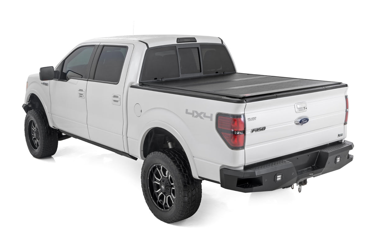 Fits Ford F-150 2WD/4WD (04-14) Hard Low Profile Bed Cover; 5'7" Bed; 47214550B