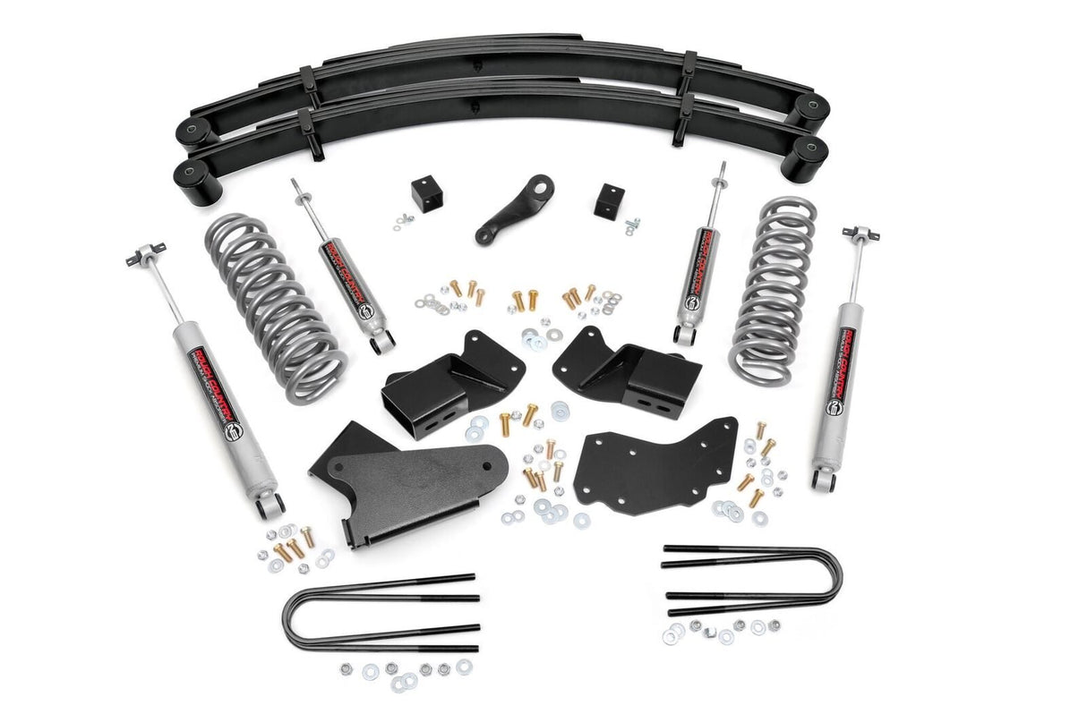 Fits Ford Bronco II 4WD (1984-1990) 4 Inch Lift Kit; Rear Springs; 48530