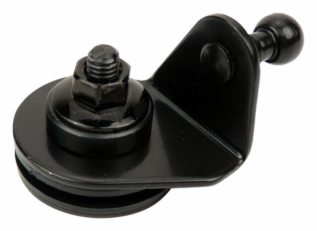 Fits 2007-2018 Jeep Wrangler JK Wrangler Liftgate Lift Support Bracket; 4883496AA steel black