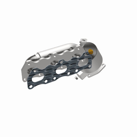 MagnaFlow direct-fit catalytic converter fits 1999-2005 Suzuki Grand Vitara, 2001-2004 Chevrolet Tracker, and more, this and 00 Suzuki Grand Vitara 2.5L stainless steel CARB compli