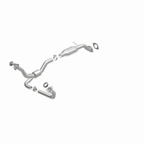 MagnaFlow direct-fit catalytic converter fits 2000-2005 Chevrolet Blazer and 2000-2001 GMC Jimmy, this and 2000-2004 GM Blazer stainless steel CARB compliant OBDII 49109