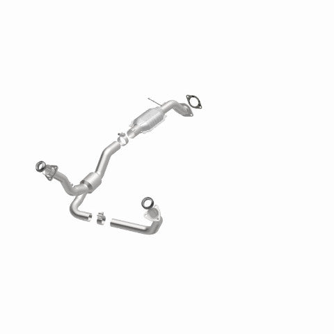 MagnaFlow direct-fit catalytic converter fits 2000-2005 Chevrolet Blazer and 2000-2001 GMC Jimmy, this and 2000-2004 GM Blazer stainless steel CARB compliant OBDII 49109