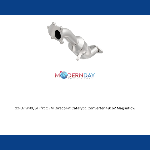 MagnaFlow direct-fit catalytic converter fits 2002-2007 WRX/STi frt stainless steel CARB compliant OBDII 49162