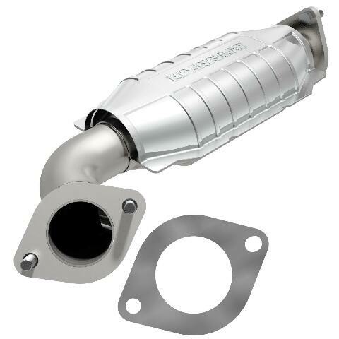MagnaFlow direct-fit catalytic converter fits 2008-2011 Cadillac CTS, Cadillac STS, and additional vehicles and 2008-2009 Cadi CTS 3.6 passenger side passenger side 3.6 inch inlet/