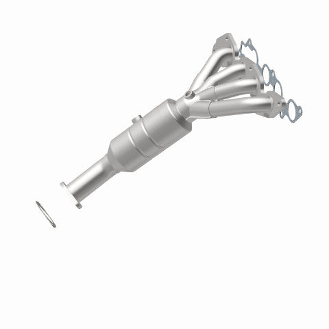MagnaFlow direct-fit catalytic converter fits 2006-2009 Ford Fusion and Mercury Milan, this and 2006 Ford Fusion 2.3L stainless steel CARB compliant OBDII 49203