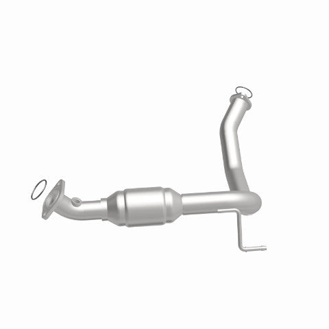 MagnaFlow direct-fit catalytic converter fits 2003-2009 Toyota 4Runner and 2007-2009 Toyota FJ Cruiser, this and 2005-2007 4-Run/FJ driver side rr driver side stainless steel CARB