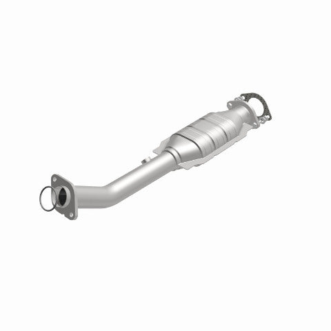 MagnaFlow direct-fit catalytic converter fits 2004-2015 Nissan Titan, 2005-2015 Nissan Armada, and more, this and 07 Titan 5.6L driver side rr 5.6L driver side stainless steel CARB