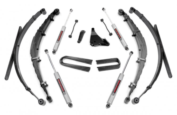 Fits Ford F-250/F-350 Super Duty 4WD (1999) 6 Inch Lift Kit; Rear Springs; 49230