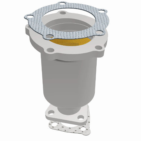 MagnaFlow direct-fit catalytic converter for 2000-2002 Mazda 2.0L stainless steel CARB compliant OBDII 49299