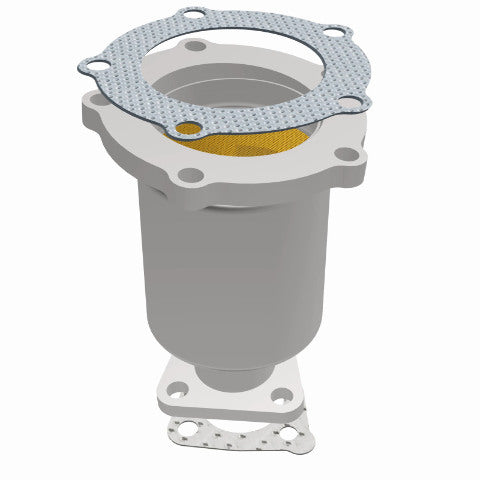 MagnaFlow direct-fit catalytic converter for 2000-2002 Mazda 2.0L stainless steel CARB compliant OBDII 49299