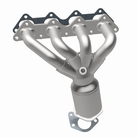 MagnaFlow direct-fit catalytic converter fits 2001-2005 Dodge Stratus, 2000-2005 Mitsubishi Eclipse, and more, this and 2001-2003 Galant 2.4L mani 2.4L stainless steel CARB complia