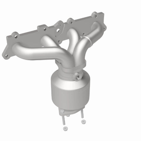 MagnaFlow direct-fit catalytic converter fits 1999-2002 Saturn SL2, Saturn SC2, and additional vehicles. Hardware is included to eliminate the hassle of working with corroded facto