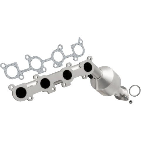 MagnaFlow direct-fit catalytic converter fits 2003-2004 Toyota 4Runner and 2003-2005 Lexus GX470, this and 2003-2004 4Run 4.7 passenger side mani passenger side 4.7 inch inlet/outl