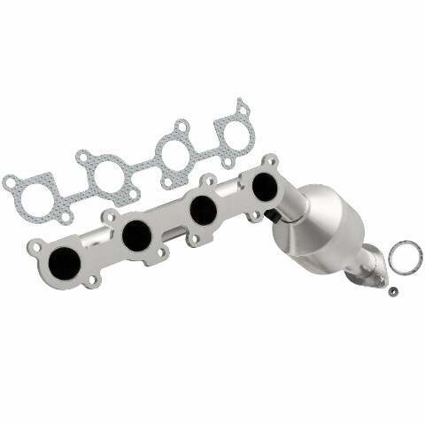 MagnaFlow direct-fit catalytic converter fits 2003-2004 Toyota 4Runner and 2003-2005 Lexus GX470, this and 2003-2004 4Run 4.7 passenger side mani passenger side 4.7 inch inlet/outl