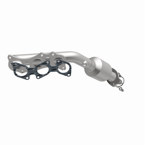 MagnaFlow direct-fit catalytic converter fits 2005-2011 Toyota Tacoma, 2005-2009 Toyota 4Runner, and more, this and 2005-2009 Taco 4L passenger side mani passenger side stainless s