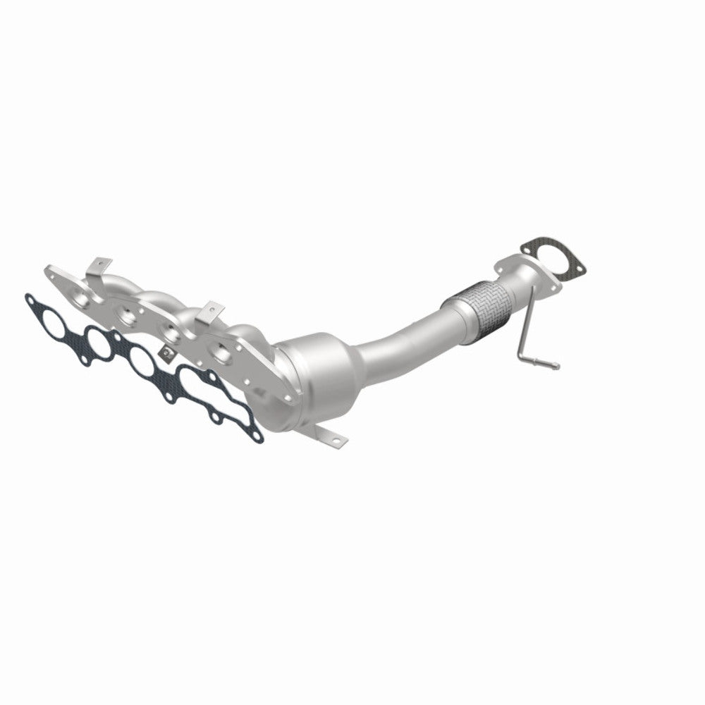 MagnaFlow direct-fit catalytic converter for 2007-2008 Mazda 2 inch inlet 2.3 inch outlet stainless steel CARB compliant OBDII 49345