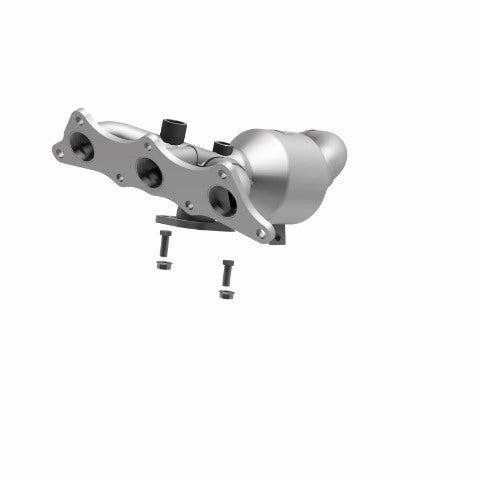 MagnaFlow direct-fit catalytic converter fits 2006-2012 Mitsubishi Eclipse and 2004-2009 Mitsubishi Galant and 2006-2009 Eclipse 3.8 rr manf O 3.8 inch inlet/outlet stainless steel