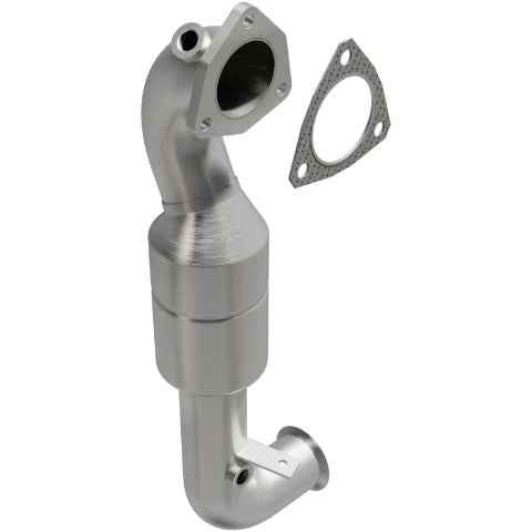 MagnaFlow direct-fit catalytic converter fits 2007-2015 Mini Cooper, 2011-2016 Mini Cooper Countryman, and more, this and 2007-2009 Cooper S turbo frt OE stainless steel CARB compl