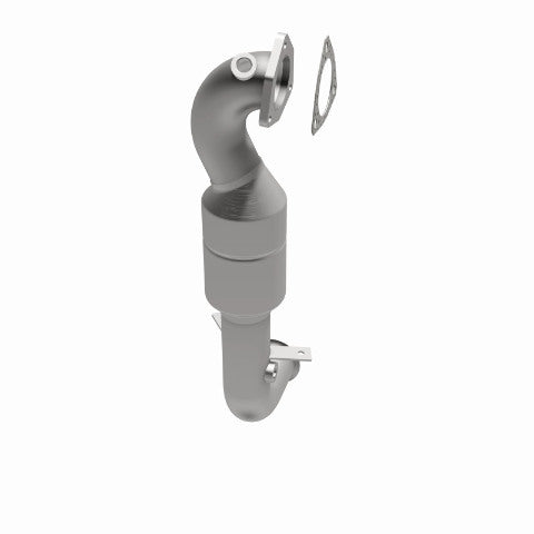MagnaFlow direct-fit catalytic converter fits 2007-2015 Mini Cooper, 2011-2016 Mini Cooper Countryman, and more, this and 2007-2009 Cooper S turbo frt OE stainless steel CARB compl