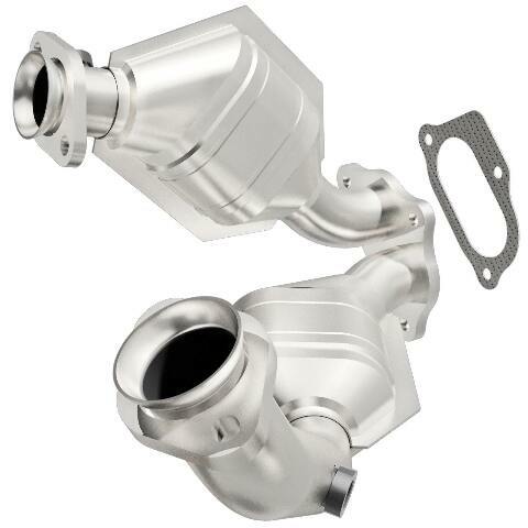 MagnaFlow direct-fit catalytic converter fits 2001-2005 Ford Explorer Sport Trac, 2001-2003 Ford Ranger, and more, this and 2001-2004 Explorer stainless steel CARB compliant OBDII