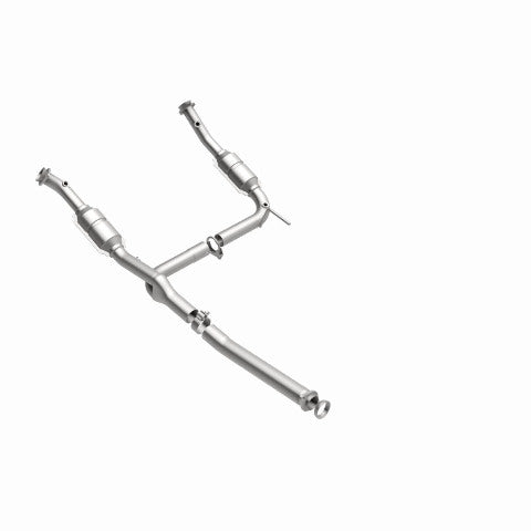 MagnaFlow direct-fit catalytic converter fits 2004-2005 Ford Explorer and Mercury Mountaineer and 05 Explorer 4.0 2/4wd 4 inch inlet/outlet stainless steel CARB compliant 49406