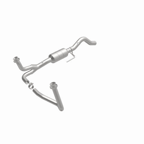 MagnaFlow direct-fit catalytic converter fits 2000 Dodge Durango 5.2L and 2000-2003 Dodge Durango 5.9L stainless steel CARB compliant OBDII 49473