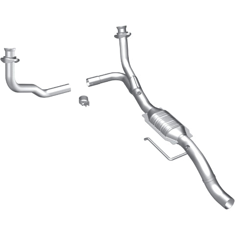 MagnaFlow direct-fit catalytic converter fits 2000-2003 Dodge Dakota 4.7L and 2000-2003 Dakota 4.7L 4WD 4.7L stainless steel CARB compliant OBDII 49600