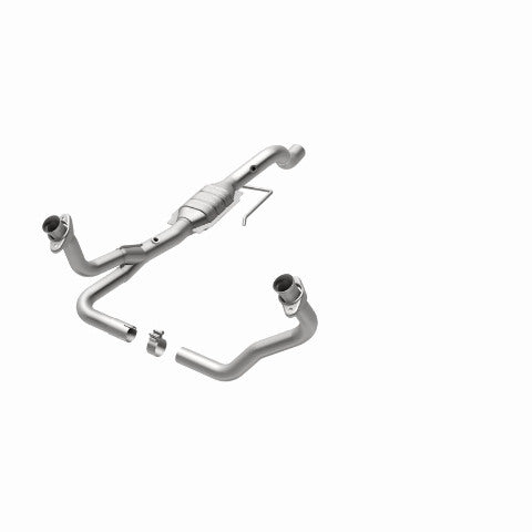 MagnaFlow direct-fit catalytic converter fits 2000-2003 Dodge Dakota 4.7L and 2000-2003 Dakota 4.7L 4WD 4.7L stainless steel CARB compliant OBDII 49600
