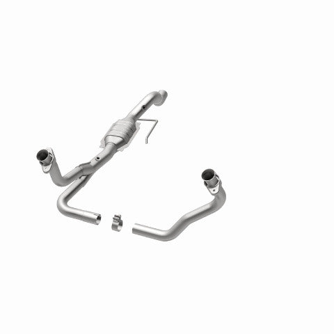 MagnaFlow direct-fit catalytic converter fits 2000-2003 Dodge Dakota 4.7L and 2000-2003 Dakota 4.7L 4WD 4.7L stainless steel CARB compliant OBDII 49600