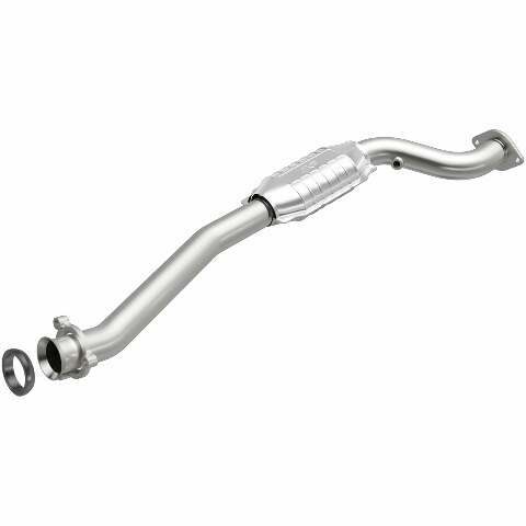 MagnaFlow direct-fit catalytic converter fits 2004-2012 Chevrolet Colorado, GMC Canyon, and more, this and 2004-2006 Colorado 2.8/3.5 rr O 2.8 inch inlet 3.5 inch outlet stainless