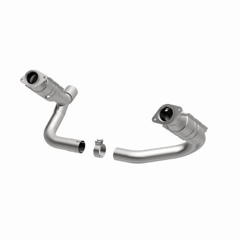 MagnaFlow direct-fit catalytic converter fits 2008 Dodge Durango and 2008 Chrysler Aspen. Hardware is included to eliminate the hassle of working with corroded factory parts. Note