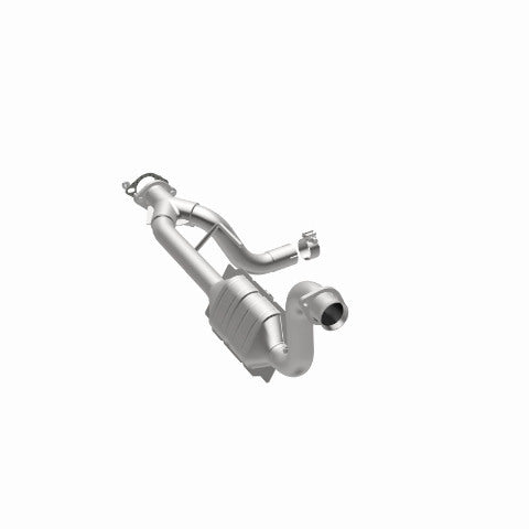 MagnaFlow direct-fit catalytic converter fits 2007-2009 Chrysler Aspen and Dodge Durango and 2007-2009 Durango 5.7 passenger side passenger side 5.7 inch inlet/outlet stainless ste