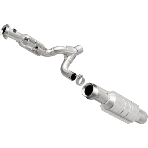 MagnaFlow direct-fit catalytic converter fits 2011-2013 Ram 1500 and 2009-2010 Dodge Ram 1500. Hardware is included to eliminate the hassle of working with corroded factory parts.