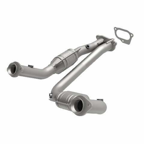 MagnaFlow direct-fit catalytic converter fits 2004-2006 Ford Ranger 4.0L and 2004 Mazda B4000 4.0L 4 inch inlet/outlet stainless steel CARB compliant OBDII 49682