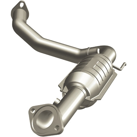 MagnaFlow direct-fit catalytic converter for 2005-2009 Toyota 4Runner driver side 4.7 inch inlet/outlet stainless steel CARB compliant OBDII 49697